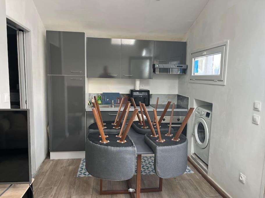 Maisonnette Avec Terrasse Avec Spa Privatif Lutterbach Extérieur photo